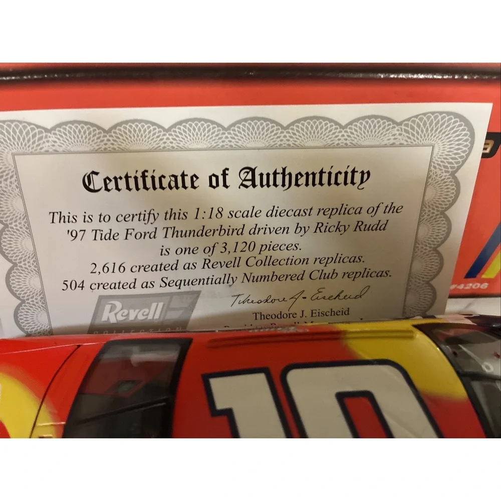 1999 Ricky Rudd #10 Tide Whirlpool Ford Taurus 1/24 Action Nascar Diecast